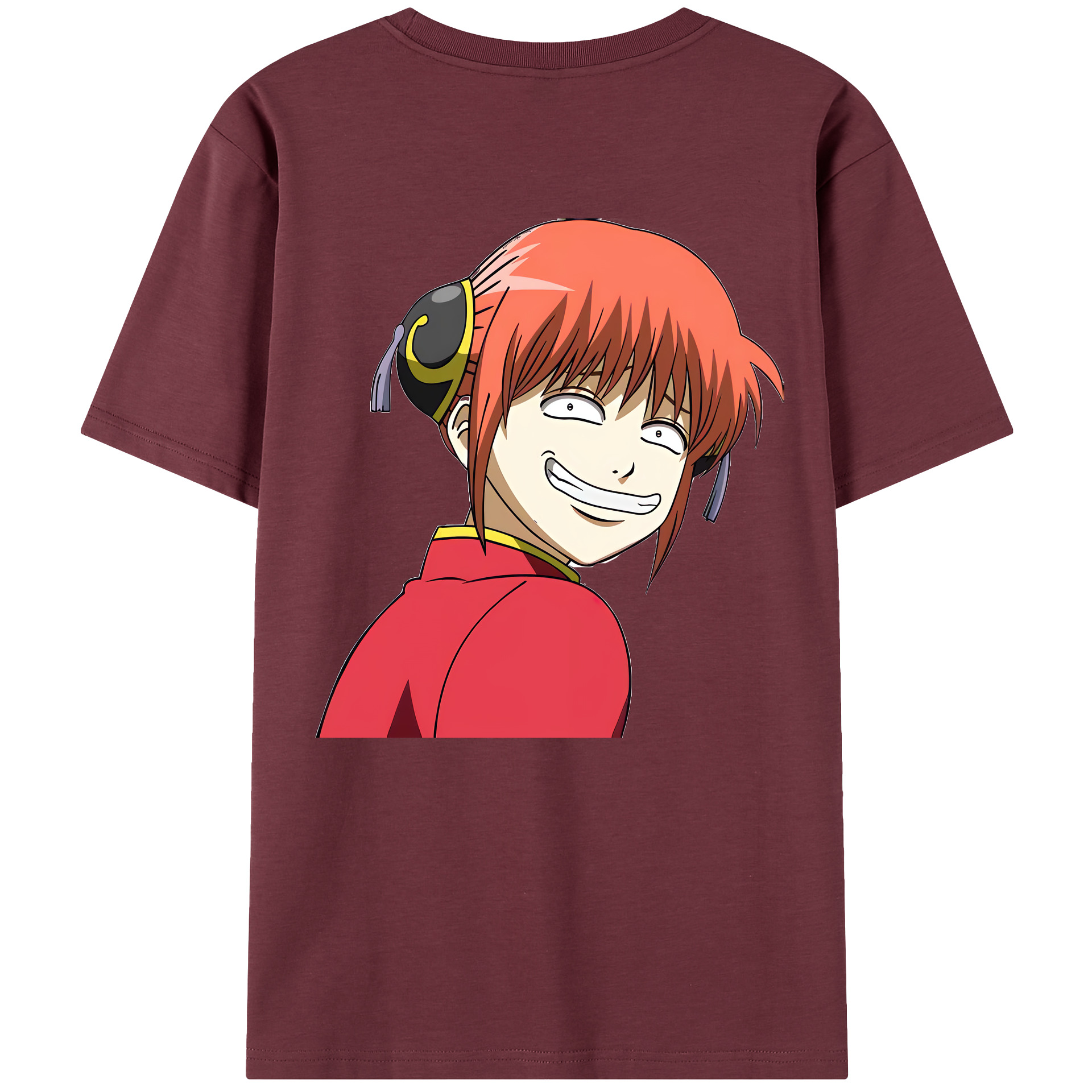 （画像用） ぎんたま 坂田銀時（さかたぎんとき） 神楽 志村新八（しむら しんぱち） GINTAMA Sakata Gintoki Kagura Shimura Shinpachi 綿100％半袖Tシャツ（背面プリント）